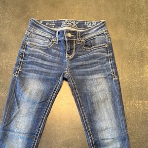Buckle Black Brand Dark Blue Women's Skinny Jeans Low rise size 24x32